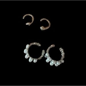 18K WG Plated Ear Cuffs 🆕